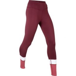 Legginsy sportowe, długie, Level 1 bonprix czerwony klonowy - biały - dymny malinowy. Czerwone spodnie damskie bonprix, w paski, długie, na fitness i siłownię. Za 74,99 zł.