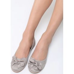 Szare Balerinki Subsided. Baleriny damskie Born2be. Za 39,99 zł.