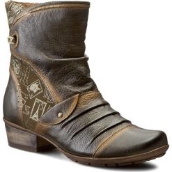 Buty zimowe damskie: Botki MACIEJKA – 01003-09/00-3 Zielony