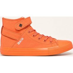 Big Star - Trampki. Pomarańczowe trampki i tenisówki damskie BIG STAR, bez wzorów, z gumy, na sznurówki. W wyprzedaży za 99,90 zł.