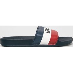 Levi's - Klapki. Niebieskie kapcie męskie Levi's®, bez wzorów, z materiału. Za 129,90 zł.