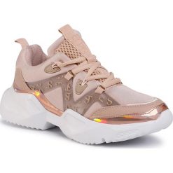 Sneakersy SUPERTRASH - Niva Neo W 2011 058501 Nud 2900. Brązowe półbuty damskie SuperTrash, ze skóry ekologicznej. W wyprzedaży za 309,00 zł.