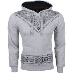 Bejsbolówki męskie: CRSM Bluza męska 7917-2 Szara r. S (5058)