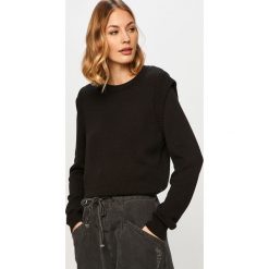 Noisy May - Sweter. Czarne swetry damskie Noisy May, s, bez wzorów, z bawełny, z długim rękawem, długie, bez kaptura. Za 129,90 zł.