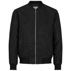 Jack&Jones Męska kurtka Jorhoward Casual Bomber Black (rozmiar S). Czarne płaszcze męskie Jack&Jones, s, bez wzorów, eleganckie, bez kaptura. W wyprzedaży za 174,00 zł.