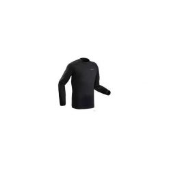 Koszulka narciarska FRESHWARM męska. Czarne koszulki męskie WED'ZE, xl, bez wzorów, z elastanu, bez kołnierzyka, bez rękawów. Za 59,99 zł.