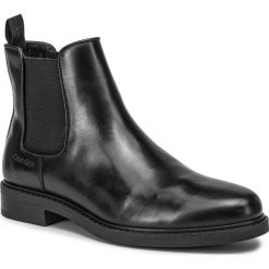 Sztyblety CALVIN KLEIN - Fintan B4F1145 Black. Czarne sztyblety męskie Calvin Klein, ze skóry ekologicznej, bez zapięcia. W wyprzedaży za 789,00 zł.