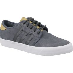 Adidas Seeley DB3143 buty sneakers, trampki męskie szare 40 2/3. Szare trampki męskie Adidas, w paski, ze skóry, klasyczne, z paskami. W wyprzedaży za 249,99 zł.