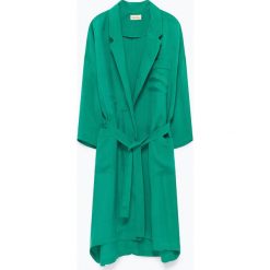 Kardigan "Meadow" w kolorze zielonym. Zielone swetry damskie American Vintage, m, w paski, z tkaniny. W wyprzedaży za 285,95 zł.