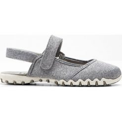 Baleriny bonprix szary melanż. Szare baleriny damskie bonprix, w paski, bez obcasa. Za 74,99 zł.