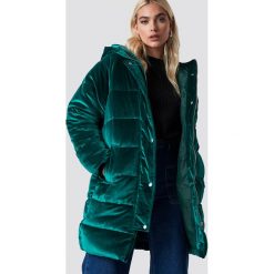 NA-KD Aksamitna kurtka - Green. Zielone kurtki damskie marki NA-KD, z materiału. Za 404,95 zł.
