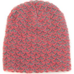 Czapka damska beanie w melanżach różowa. Szare czapki zimowe damskie marki Art of Polo, z wełny. Za 36,52 zł.