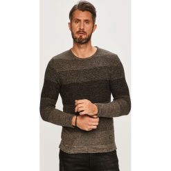 Blend - Sweter. Szare swetry męskie Blend, xl, bez wzorów, z bawełny, z okrągłym kołnierzem, bez kaptura. W wyprzedaży za 129,90 zł.