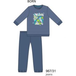 Odzież dziecięca: Piżama chłopięca DR 967/31 Born Jeansowa r. 170