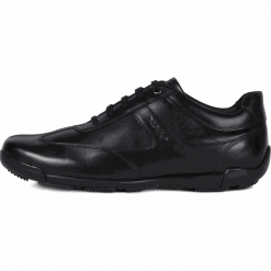 Geox tenisówki męskie Edgware U023BA 043BC 45 czarne. Czarne buty wizytowe męskie Geox, na wiosnę, bez zapięcia. Za 349,00 zł.
