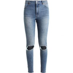 Cheap Monday HIGH SPRAY Jeans Skinny Fit cut off blue. Niebieskie jeansy damskie bootcut marki Cheap Monday, z bawełny. Za 249,00 zł.