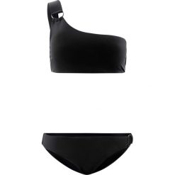 Bikini bandeau (2 części) bonprix czarny. Czarne stroje kąpielowe damskie bonprix, bez wzorów. Za 79,99 zł.