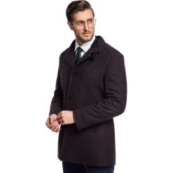 Płaszcz FLORIANO PSKR000019. Pomarańczowe płaszcze męskie na zimę, m, z wełny, eleganckie. Za 599,00 zł.