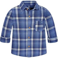 Koszula w kolorze niebieskim. Niebieskie koszule chłopięce marki Mayoral, Lemon Fashion, z klasycznym kołnierzykiem. W wyprzedaży za 47,95 zł.