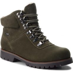 Trapery CAPRICE - 9-26216-21 Khaki Nubuc 715. Zielone buty zimowe damskie marki Caprice, z materiału. W wyprzedaży za 279,00 zł.