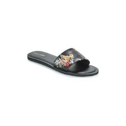Klapki Volcom SIMPLE SLIDE. Czarne klapki damskie Volcom, bez wzorów, bez obcasa. W wyprzedaży za 143,20 zł.