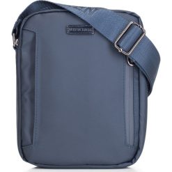 Torba 88-4P-103-7. Niebieskie listonoszki męskie Wittchen, w paski, z materiału, małe. Za 152,15 zł.