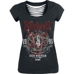 Slipknot Iowa Star Koszulka damska czarny. Czarne t-shirty damskie marki Slipknot, xl, z nadrukiem, retro, z dekoltem na plecach. Za 121,90 zł.