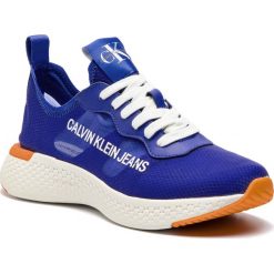Sneakersy CALVIN KLEIN JEANS - Alban S0583 Nautical Blue. Niebieskie sneakersy męskie Calvin Klein Jeans, bez zapięcia. W wyprzedaży za 559,00 zł.
