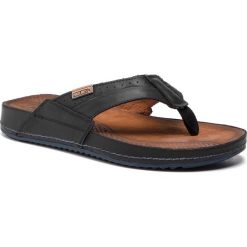 Japonki PIKOLINOS - M4L-0069KN Black. Czarne klapki męskie Pikolinos, bez wzorów, ze skóry. Za 399,00 zł.