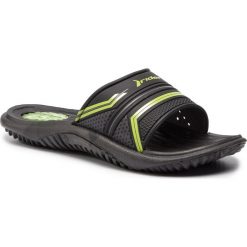 Klapki RIDER - Montana VIII Ad 82497 Black/Green 21675. Czarne klapki męskie Rider, bez wzorów, z tworzywa sztucznego. Za 79,99 zł.