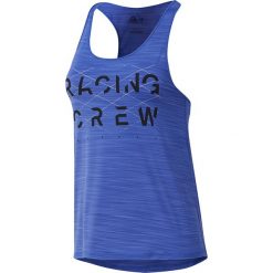 Koszulka Reebok Running ActivChill Tank Top W Niebieska. Niebieskie topy damskie Reebok, s, bez wzorów, z krótkim rękawem, do biegania. Za 94,99 zł.