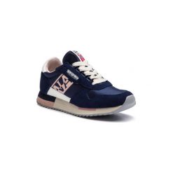 Buty Napapijri Vicky. Niebieskie trampki i tenisówki damskie Napapijri, bez wzorów, bez zapięcia. Za 412,88 zł.