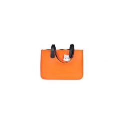 TORBA LARGE ELEGANT ORANGE. Pomarańczowe torebki klasyczne damskie Doubleu bag, bez wzorów, ze skóry, bez dodatków. Za 239,20 zł.