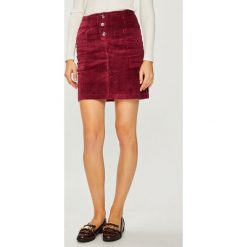 Trendyol - Spódnica. Brązowe spódniczki marki Trendyol, z bawełny, mini. W wyprzedaży za 59,90 zł.