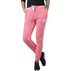 Adidas Orginals W Washed Pant AB2143. Różowe spodnie damskie Adidas, z bawełny. W wyprzedaży za 109,99 zł.