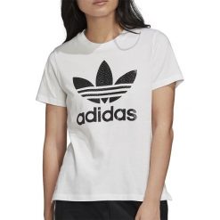 ADIDAS TREFOIL T-SHIRT > GK1713. Koszulki damskie Adidas, z aplikacjami, z bawełny, klasyczne, bez kołnierzyka. Za 139,99 zł.