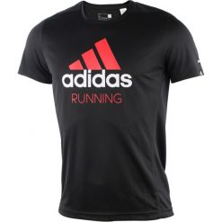 Koszulka do biegania męska ADIDAS PES RUN TEE / AY6981. Czarne t-shirty męskie marki Adidas, m, z krótkim rękawem, do biegania. Za 79,00 zł.