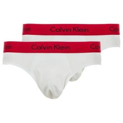 Calvin Klein Slipy Męskie 2 Pack Xl Białe. Białe slipy męskie marki Calvin Klein, xl, w kolorowe wzory. W wyprzedaży za 109,00 zł.
