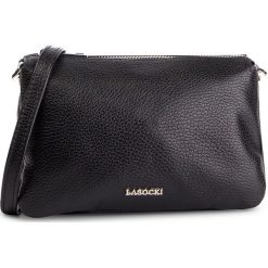Torebka LASOCKI - BRT-059 Black 1. Czarne listonoszki damskie Lasocki, bez wzorów, ze skóry, na ramię, bez dodatków. Za 119,99 zł.
