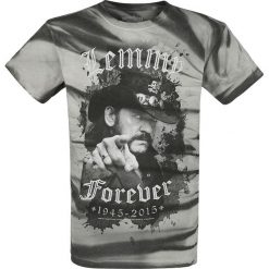 T-shirty męskie: Motörhead Lemmy Forever T-Shirt szary/czarny