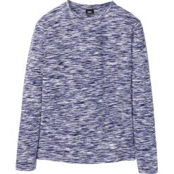 Shirt z długim rękawem melanżowy bonprix niebieski melanż. Niebieskie koszulki męskie bonprix, xl, bez wzorów, z bawełny, bez kołnierzyka, z długim rękawem, długie. Za 37,99 zł.