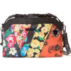 Desigual Gipsy Fuji Torebka Czarny Wielokolorowy. Czarne torebki klasyczne damskie Desigual, w paski, z materiału, bez dodatków. Za 274,95 zł.