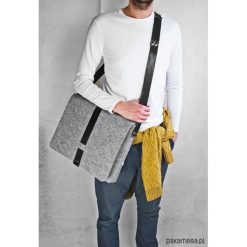 Torebki klasyczne damskie: TORBA Z FILCU MEN 01 pomaranczowy zamek