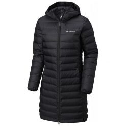 Columbia Płaszcz Damski Lake 22 Long Hdd Jkt Black L. Czarne płaszcze damskie marki Columbia, l, z puchu, eleganckie. Za 675,00 zł.