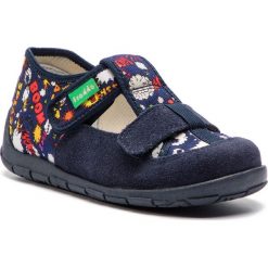 Kapcie FRODDO - G1700221-12 D Blue+. Niebieskie sandały chłopięce Froddo, ze skóry. W wyprzedaży za 129,00 zł.