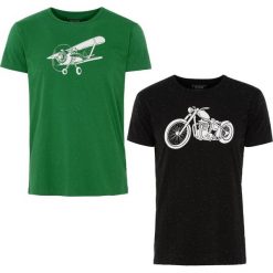 ZESTAW TSHIRT + TSHIRT. Czarne koszulki polo męskie marki Ochnik, m, z bawełny. Za 139,90 zł.