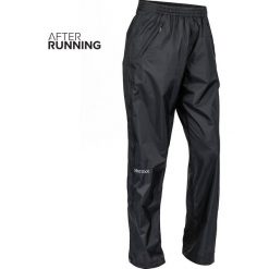 SPODNIE MARMOT PRECIP FULL ZIP PANT, BLACK. Czarne spodnie męskie Marmot, m, bez wzorów. Za 279,99 zł.