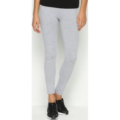 Spodnie damskie: Szare Legginsy Feather