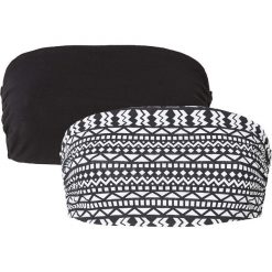 Topy damskie: Top opaska (2 szt.) bonprix czarny + etno