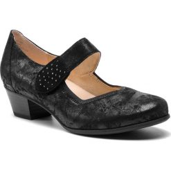 Półbuty CAPRICE - 9-24300-22 Black Shin.Sue 007. Czarne półbuty damskie skórzane Caprice, eleganckie, na obcasie. Za 249,90 zł.